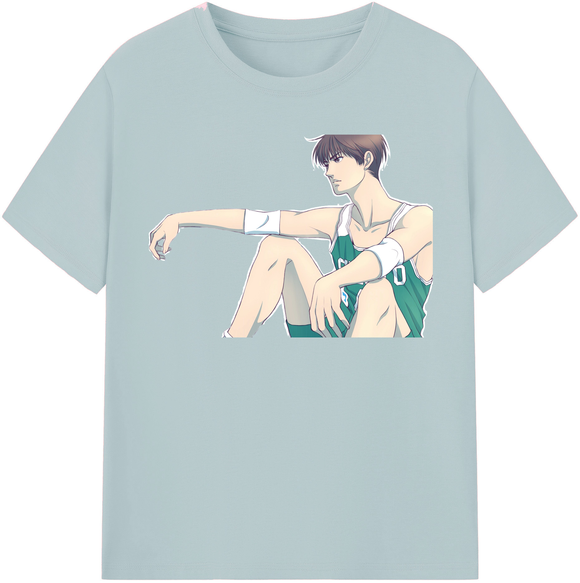 SLAM DUNK／スラムダンク 綿100％半袖Tシャツ（フロントプリント）